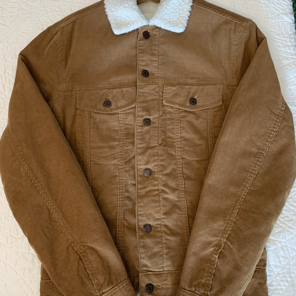 H&M lined curduroy jacket